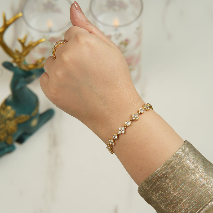 Cara Zircon Glow Bracelet