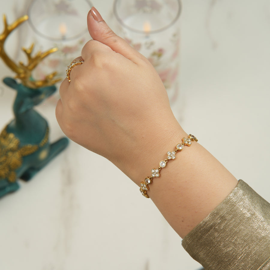 Cara Zircon Glow Bracelet