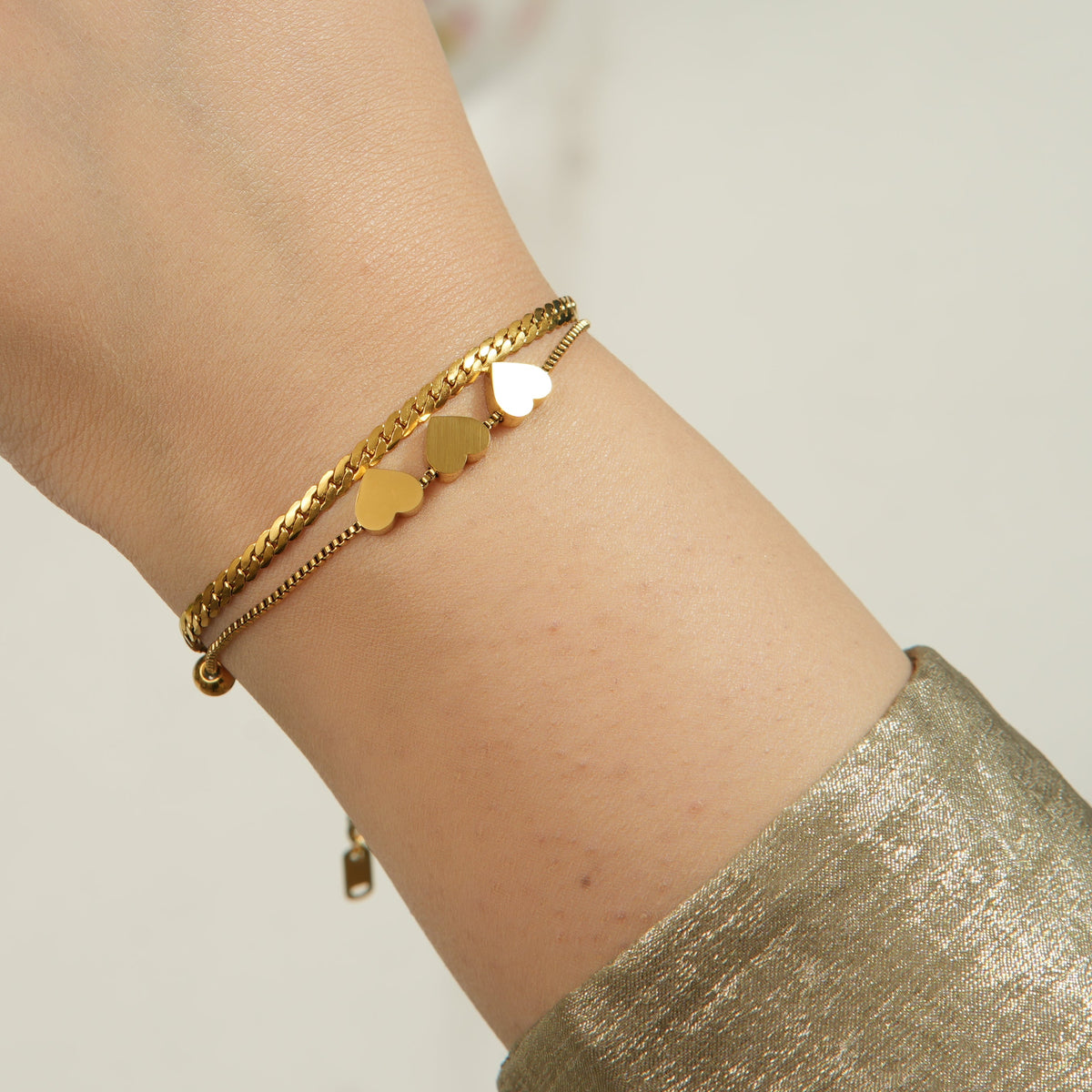 Aura 3 Hearts Bracelet