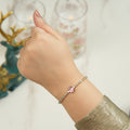 Flea Pink Center Bracelet