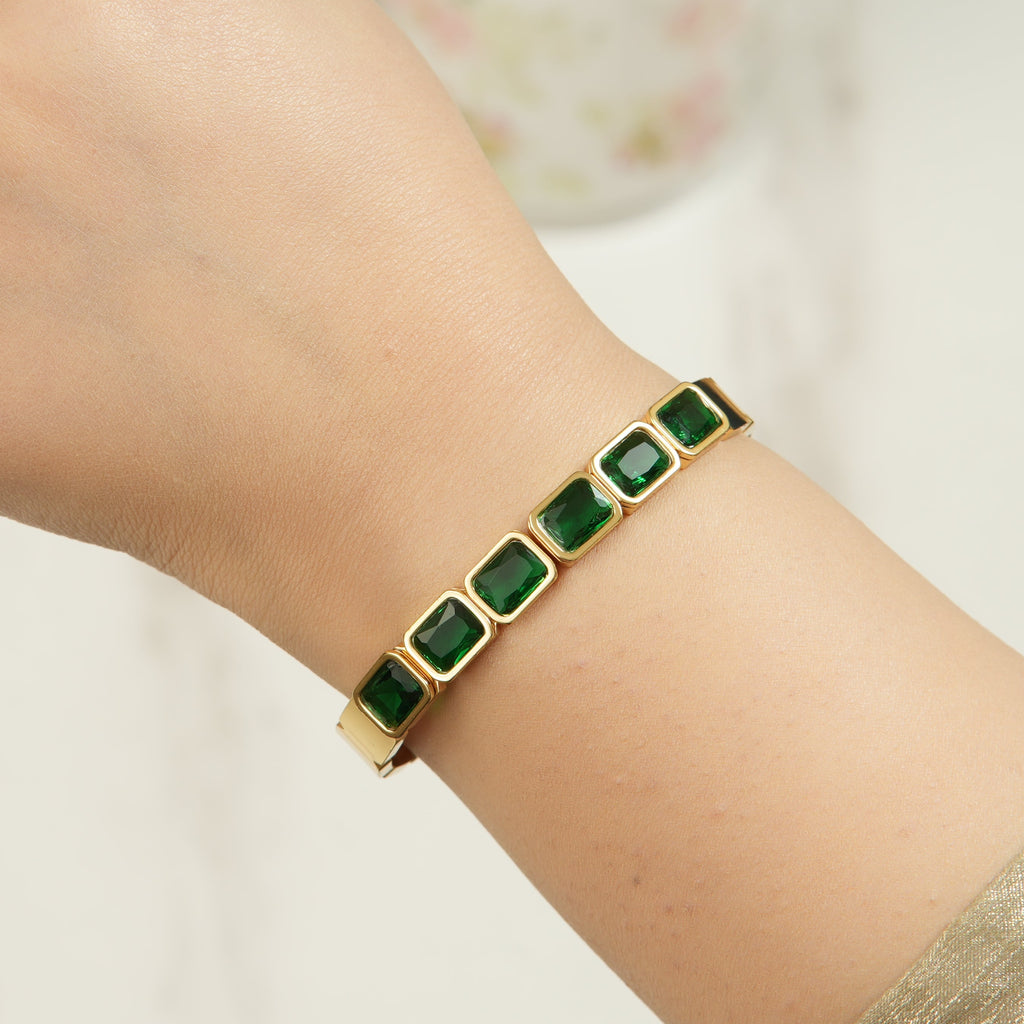 Elen Vintage Zircon Bangle
