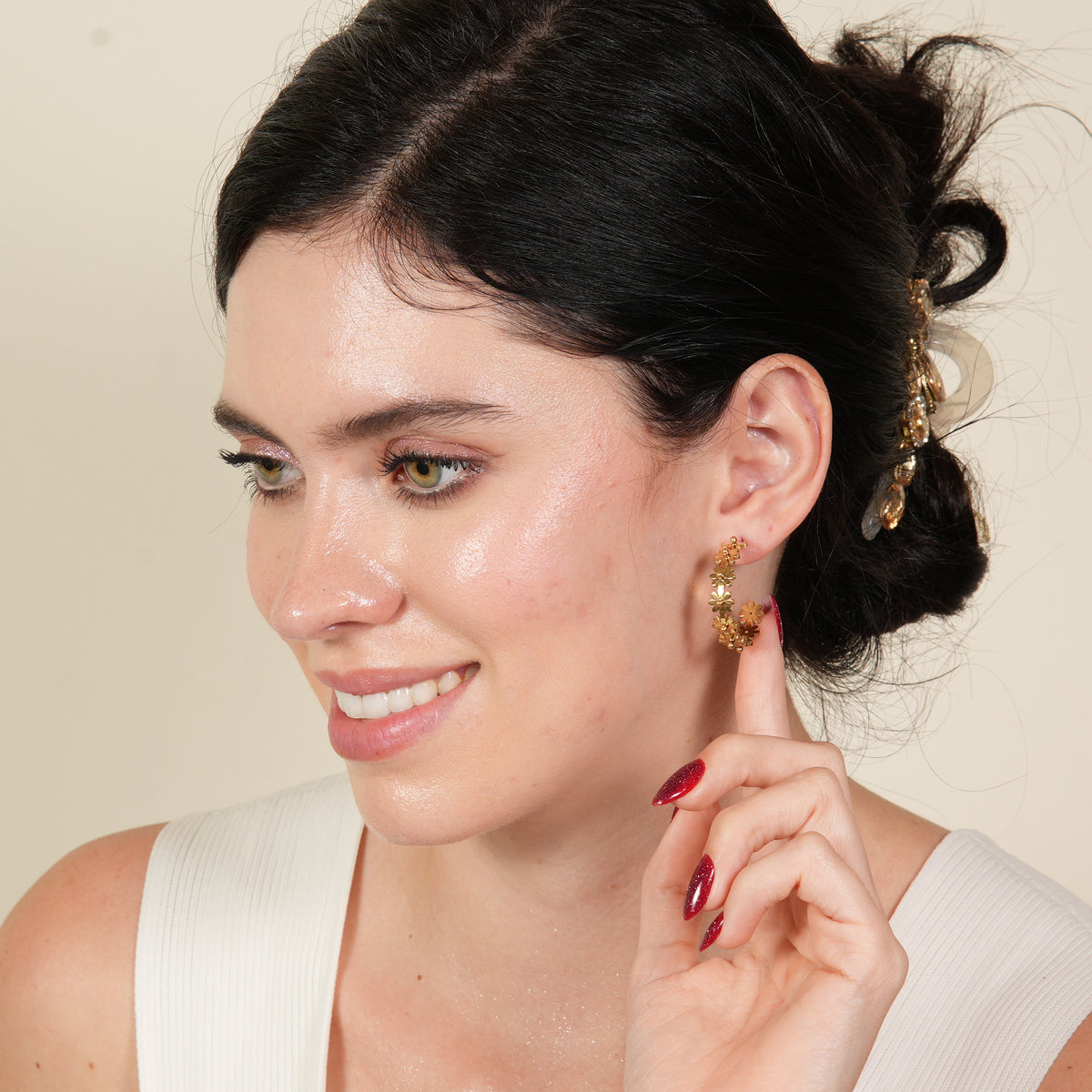 Ersa Sun Flower Earings