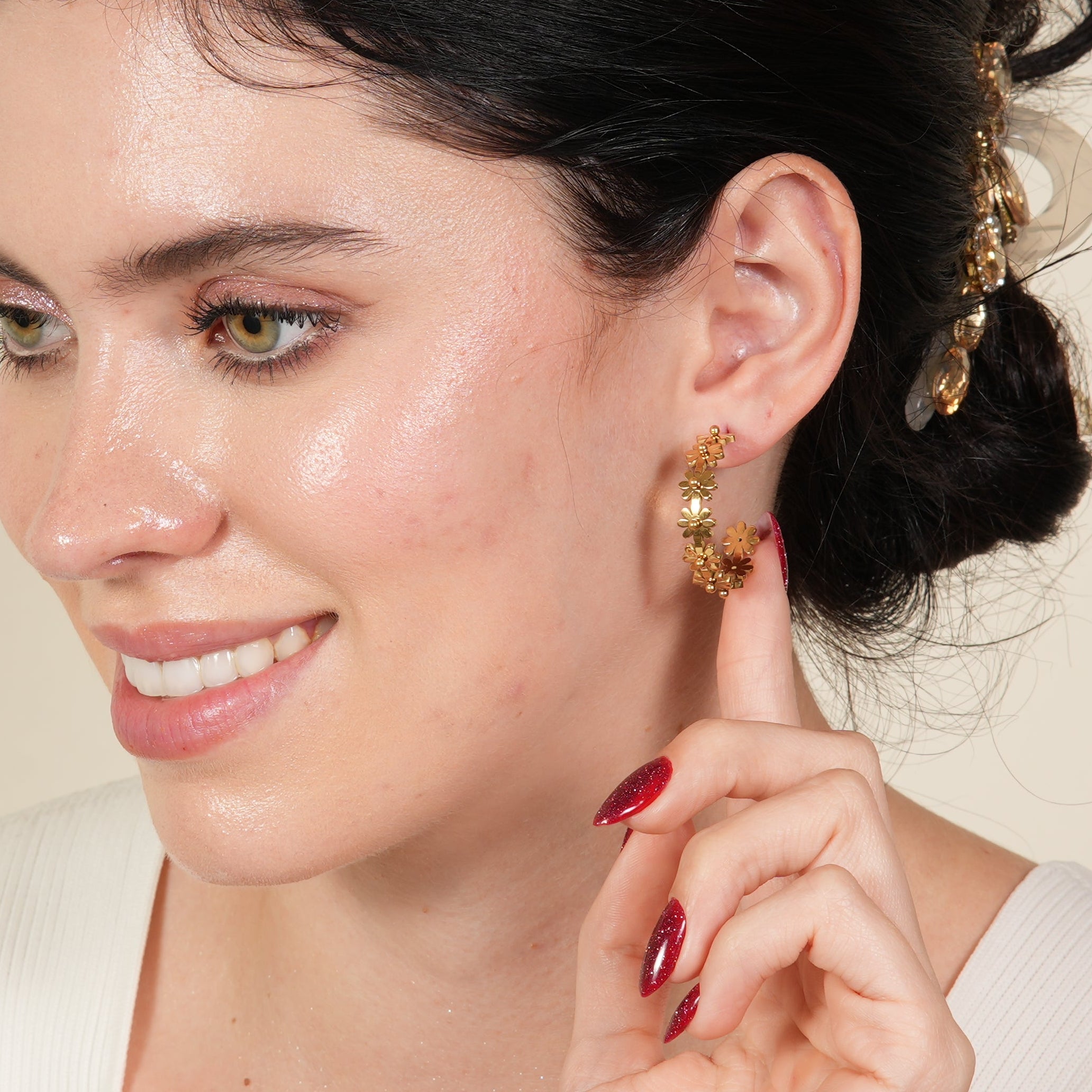 Ersa Sun Flower Earings