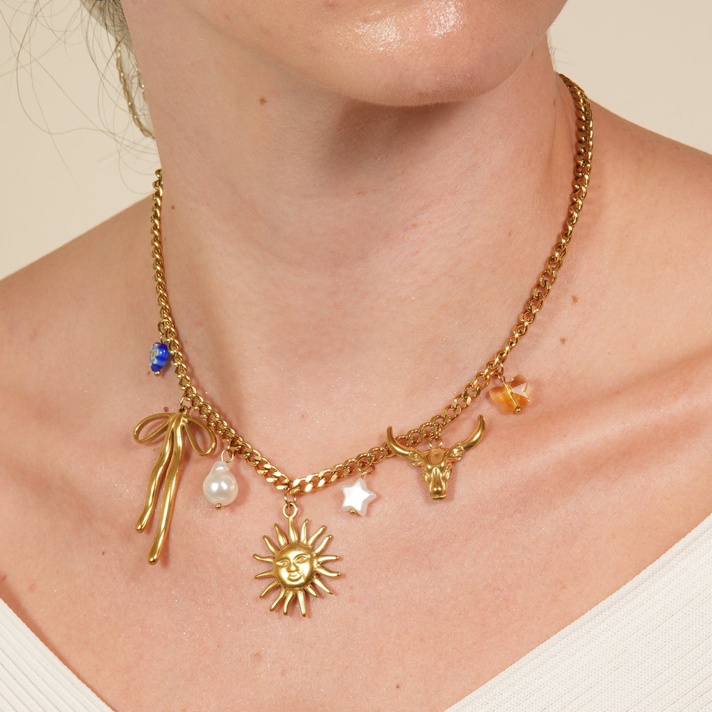 Alva Sun Necklace