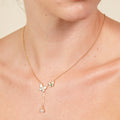 Eada Zircon Butterfly Necklace