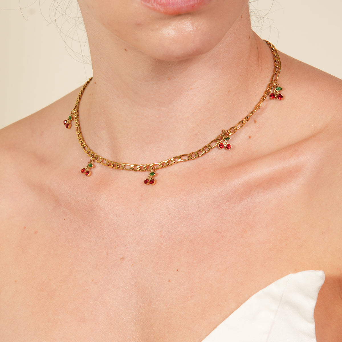 Beck Mini Cherry Necklace