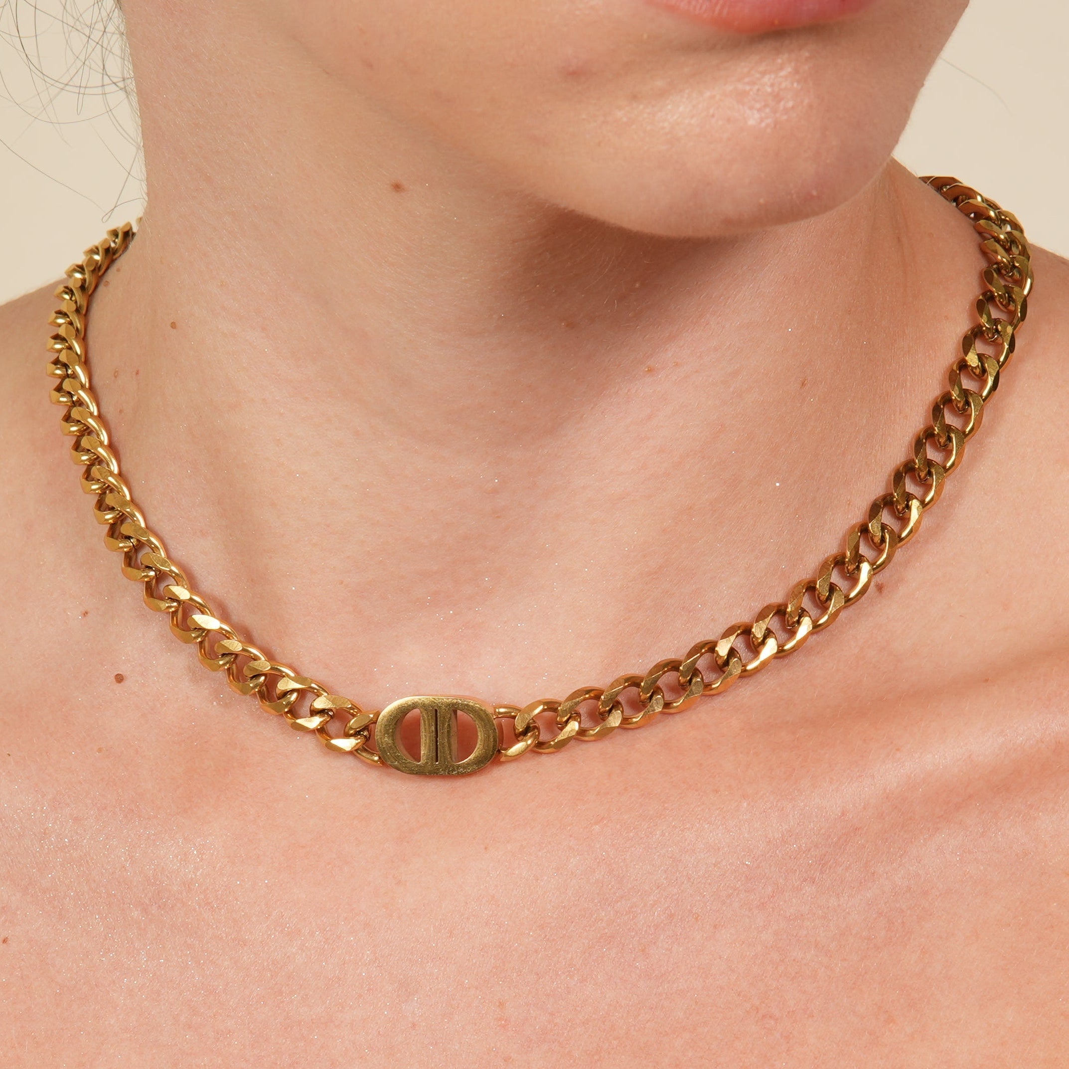 Amie D Chain Necklace
