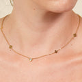 Lena Clover Long Necklace