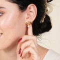 Irsa Bow Pearl Earings
