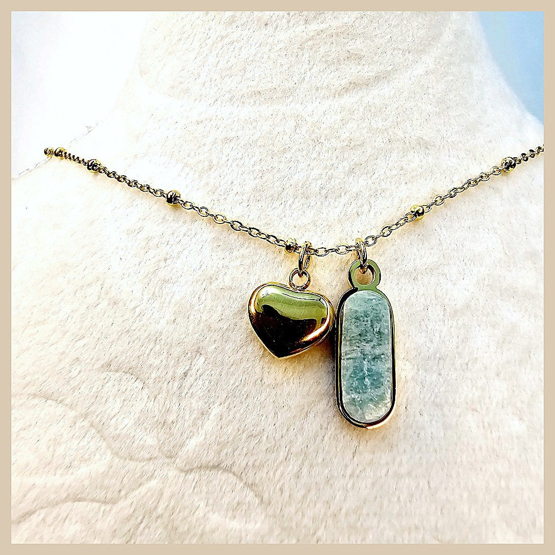 Boho vintage tribal pendant necklace by Heri, an 18k gold-plated statement piece designed for women who love expressive, elevated fashion.