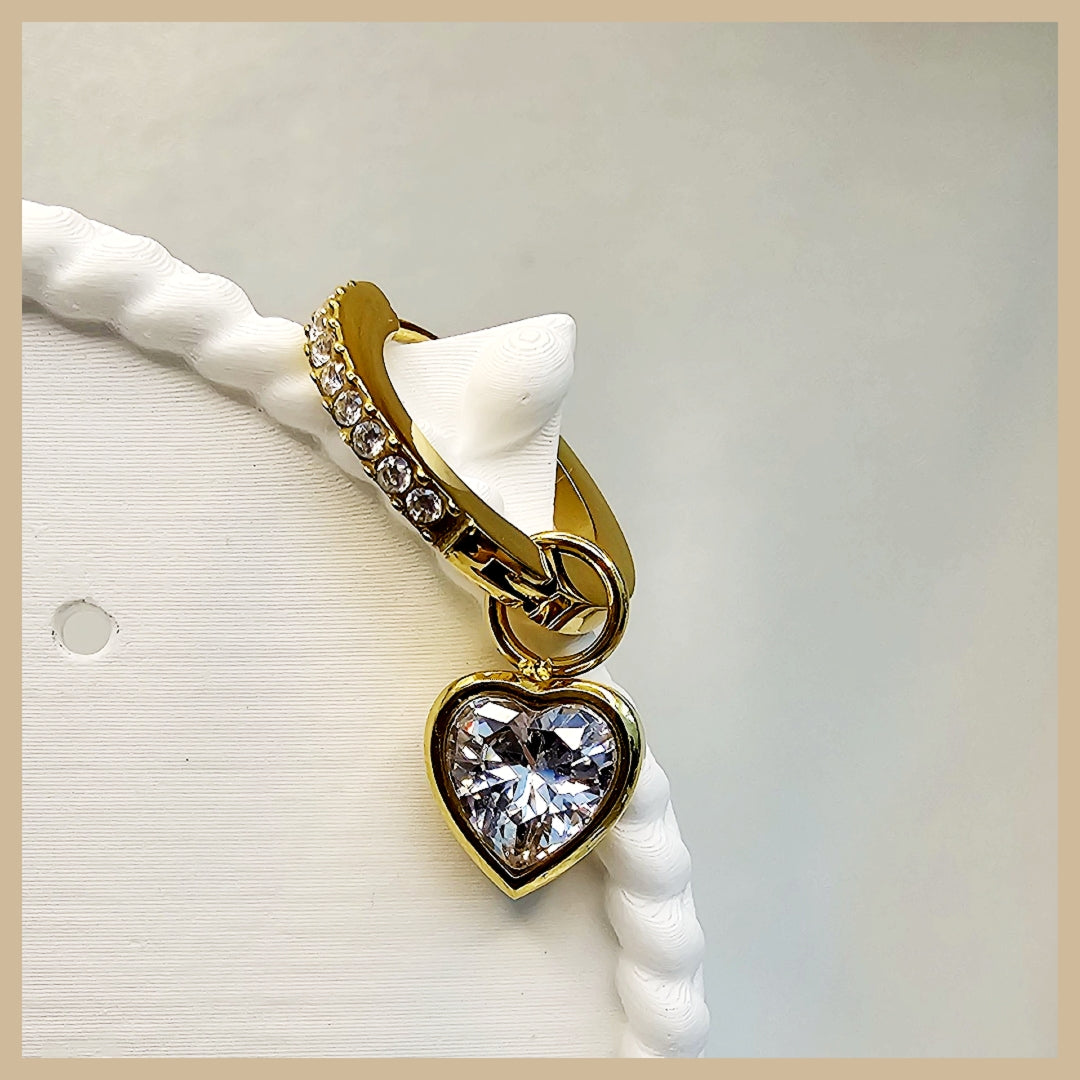 Chunky gold dangle leaf earrings with a radiant finish, created for women who love expressive jewellery with a premium presence.