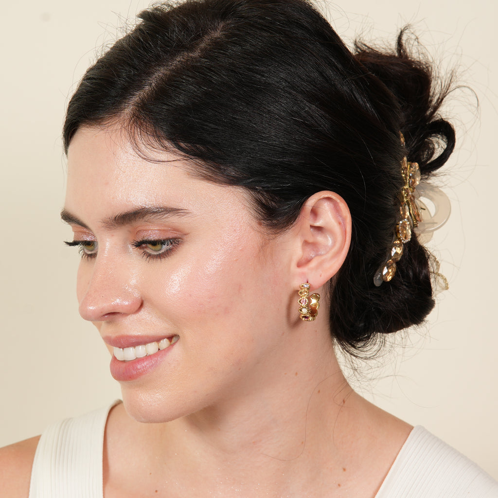 Etta elegant bohemian stud earrings for women, a gift-worthy piece for her that brings charm, sophistication, and trusted quality to any outfit.