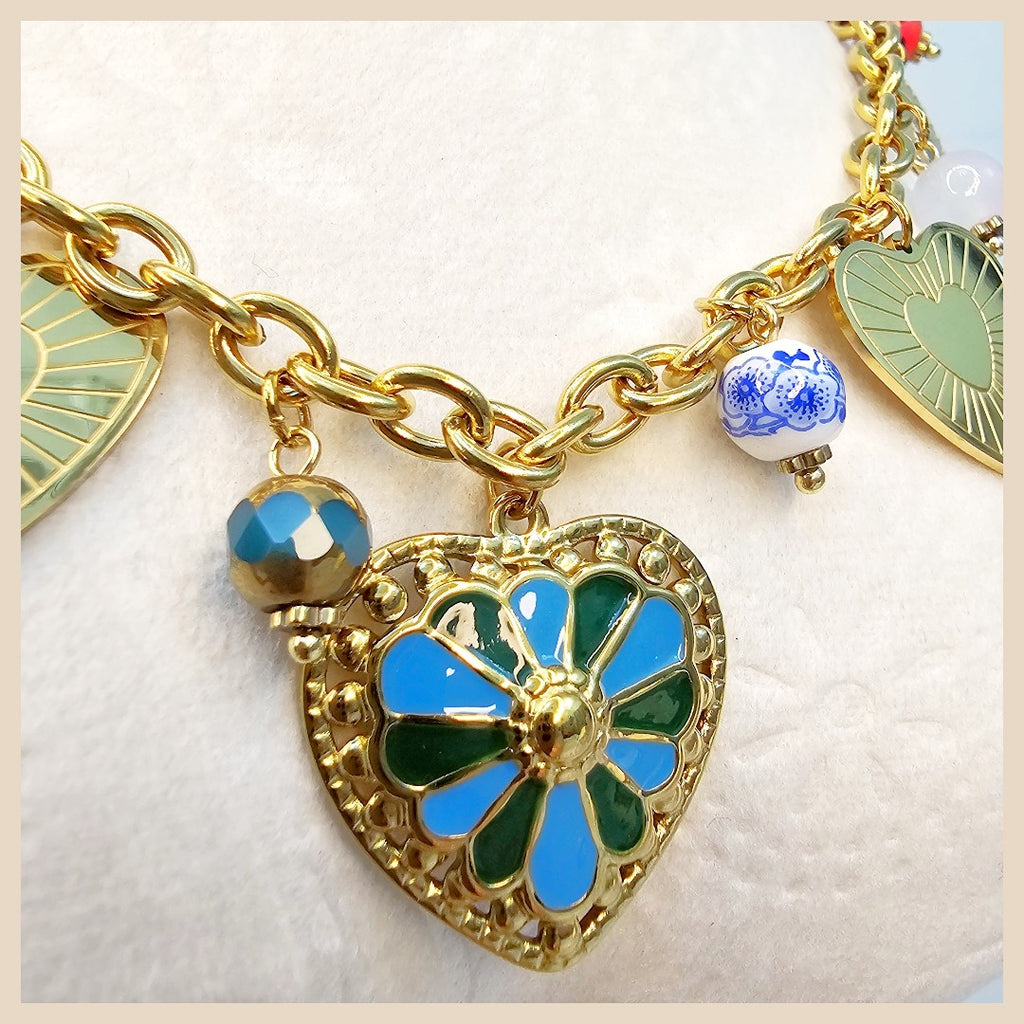 Exclusive Heda blue CZ teardrop necklace for women in the UAE, a standout choice for buyers who want trusted quality and modern luxury