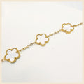 Exclusive Kiri 18K gold-plated clover crystal bracelet for women in the UAE, a standout piece that feels refined, special, and beautifully gift-ready.