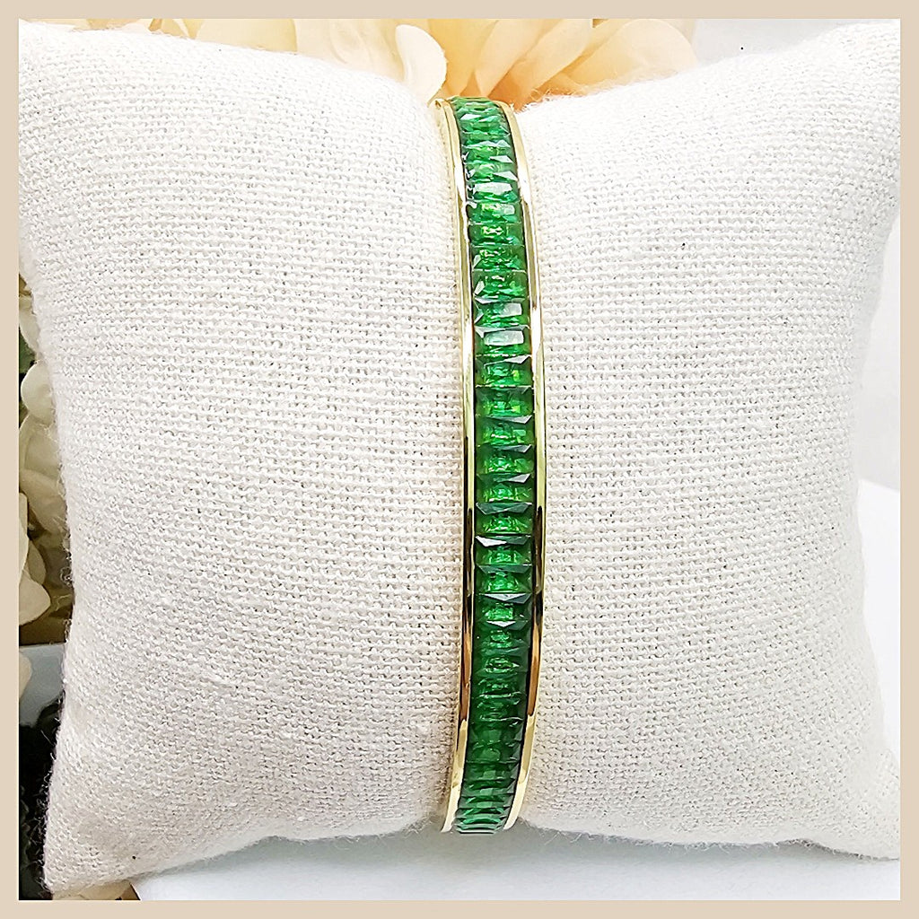 Gabi Romance multi-layer gold cuff bracelet set with trendy charm accents, perfect for women in the UAE who love polished stacking with a premium finish.