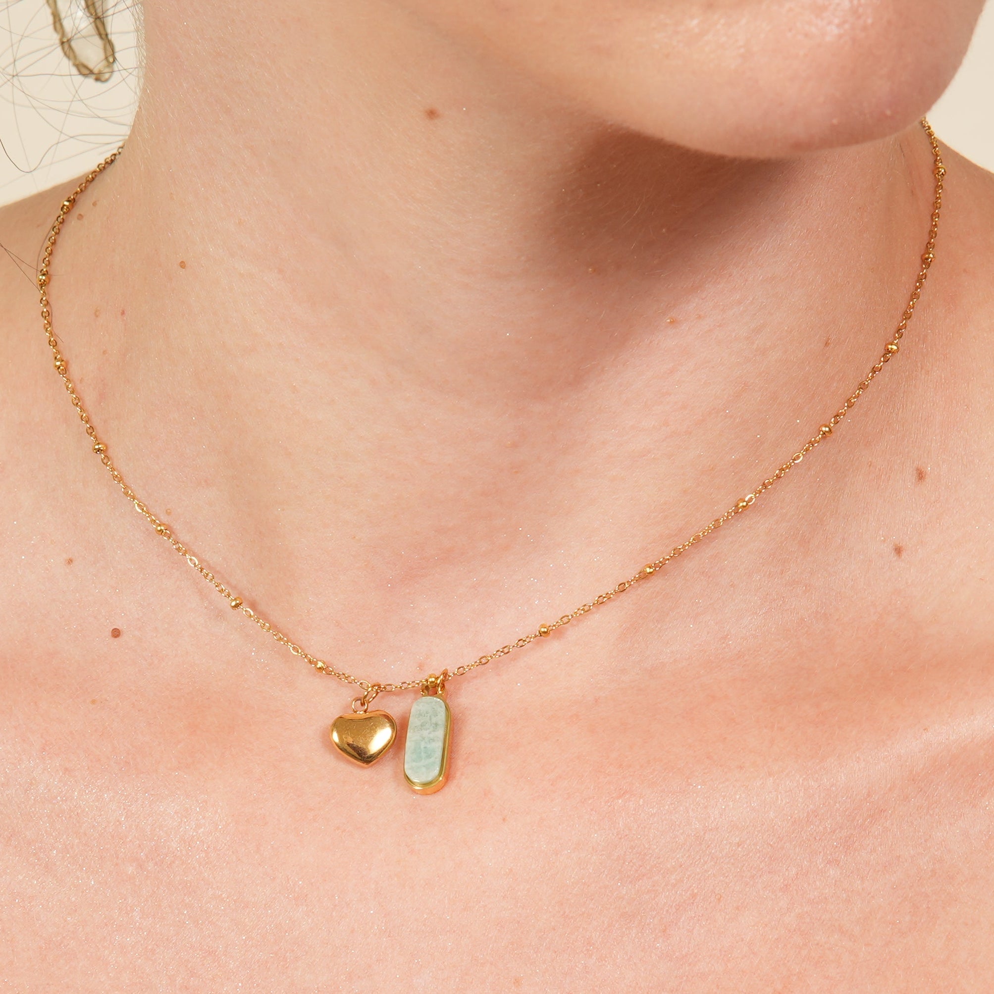 Heri 18k gold-plated African water necklace for women with a chunky tribal pendant, crafted to deliver bold luxury and confident style.