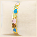 Kaye colorful gold cuff bangle for women in a chunky adjustable design, a statement piece with fast UAE delivery that instantly elevates your look.