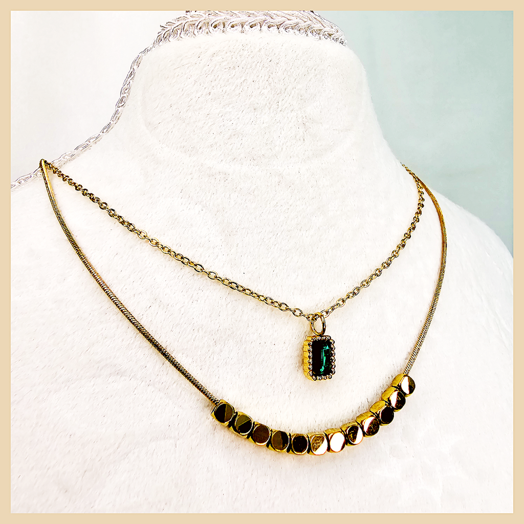 Luxury gold layered choker necklace offering a graceful silhouette, perfect for confident women seeking premium everyday elegance.