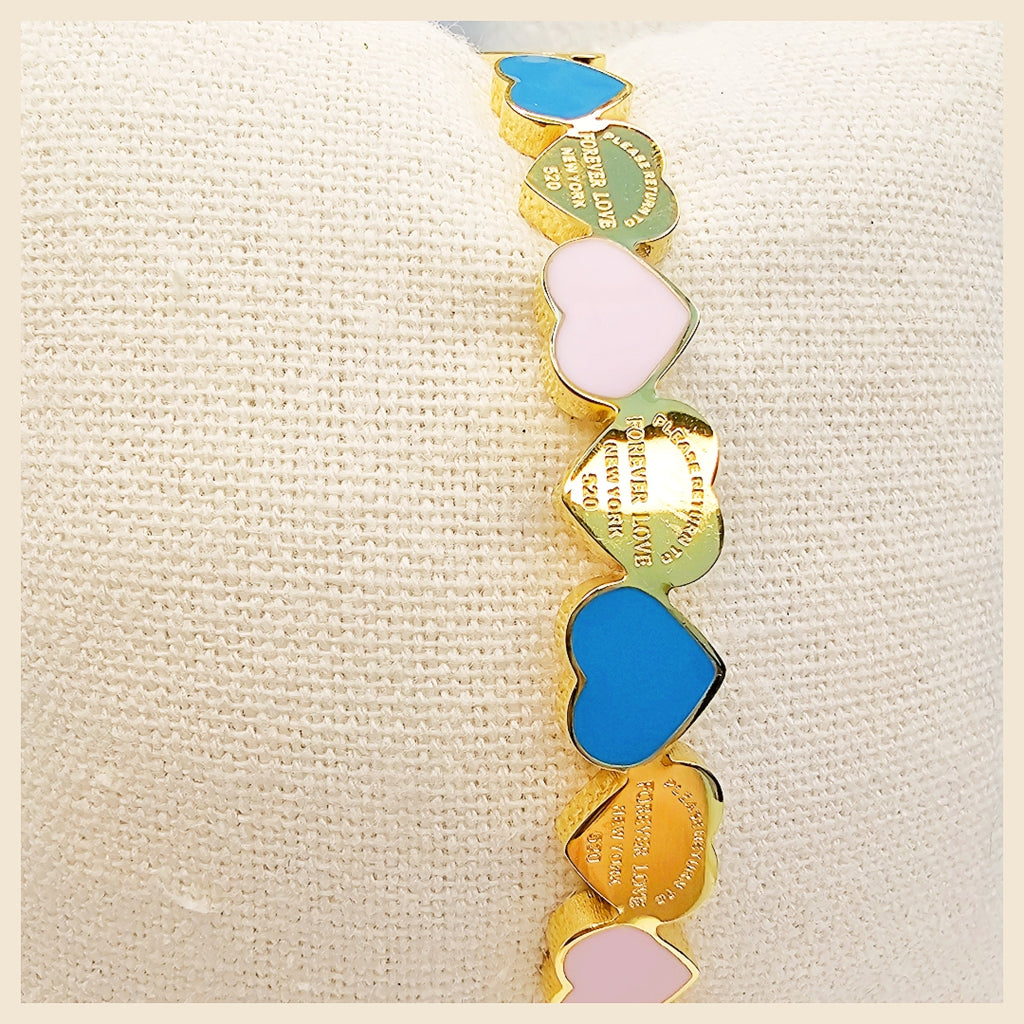 Luxury Kaye colorful gold cuff bangle for her, party-ready and gift-worthy for women who love expressive elegance and modern glamour.