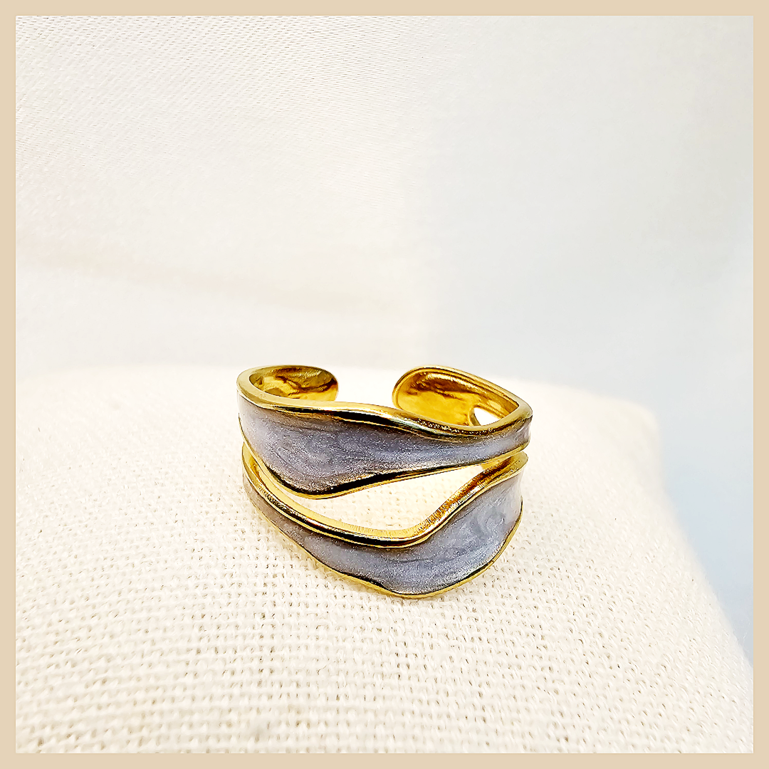 Minimalist Anis open silver rings for women, crafted for stackable styling that elevates casual outfits with a clean, premium, and feminine finish.
