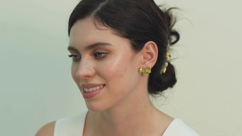 Fabi Bow Earings