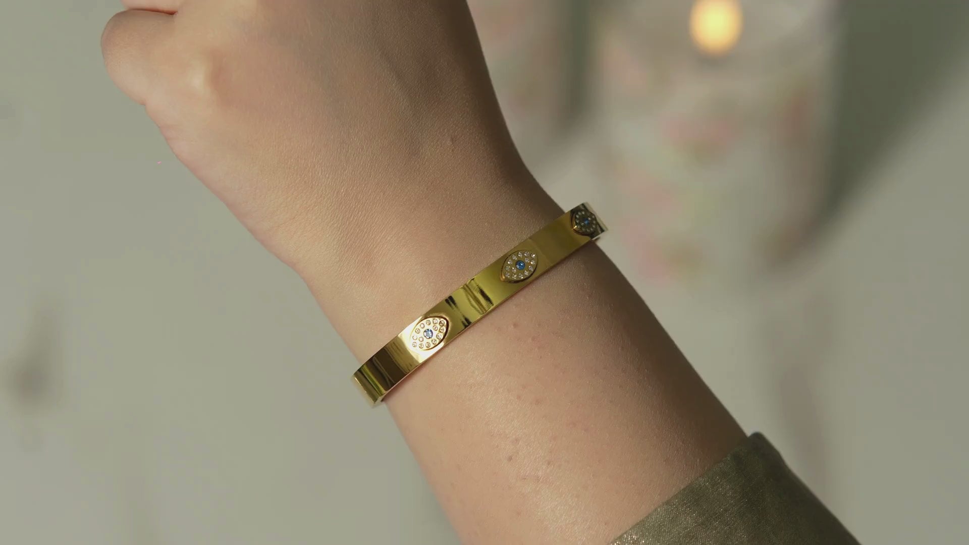 Jori Evil Eye Bangle