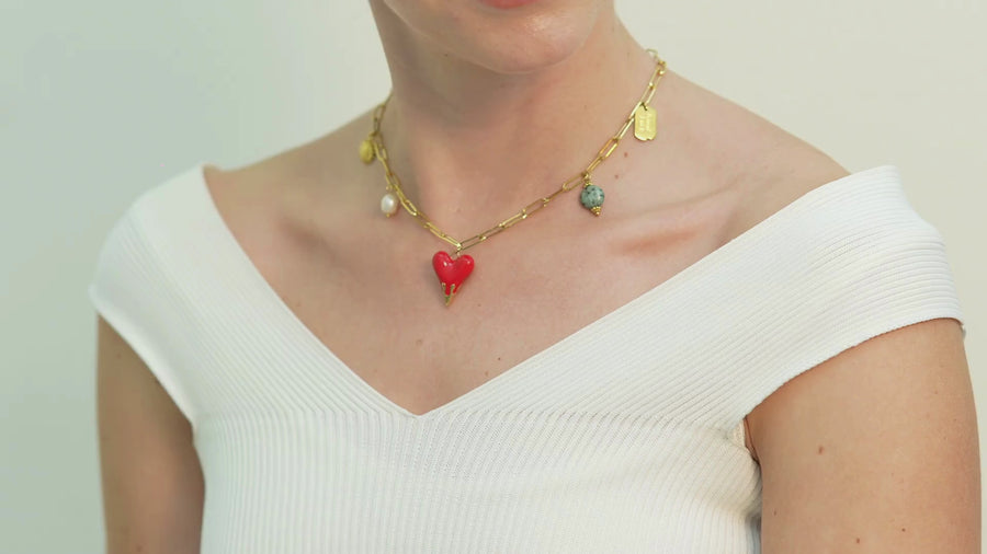 Jaya African Stone Necklace