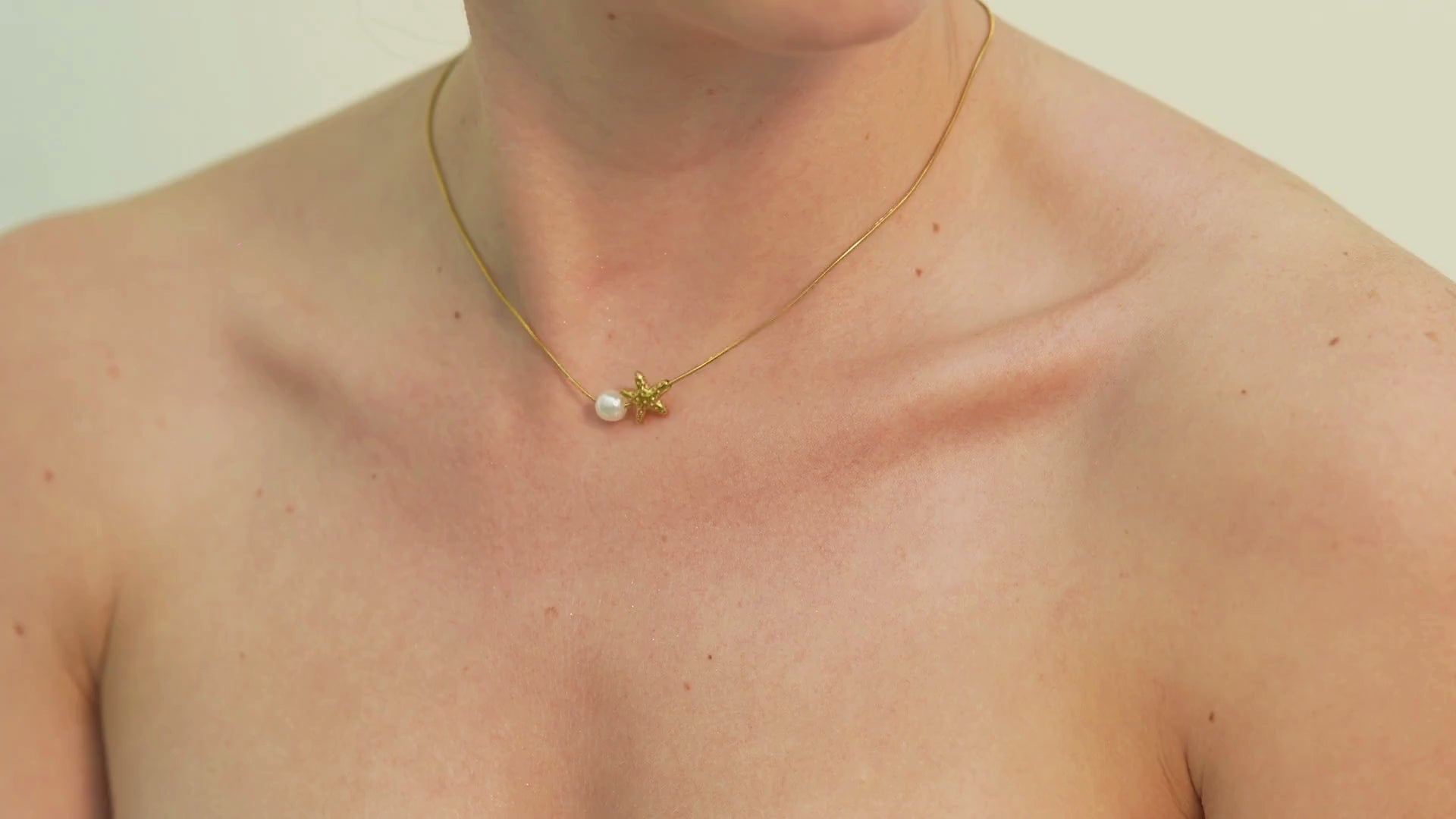 Hani Pearl Star Necklace