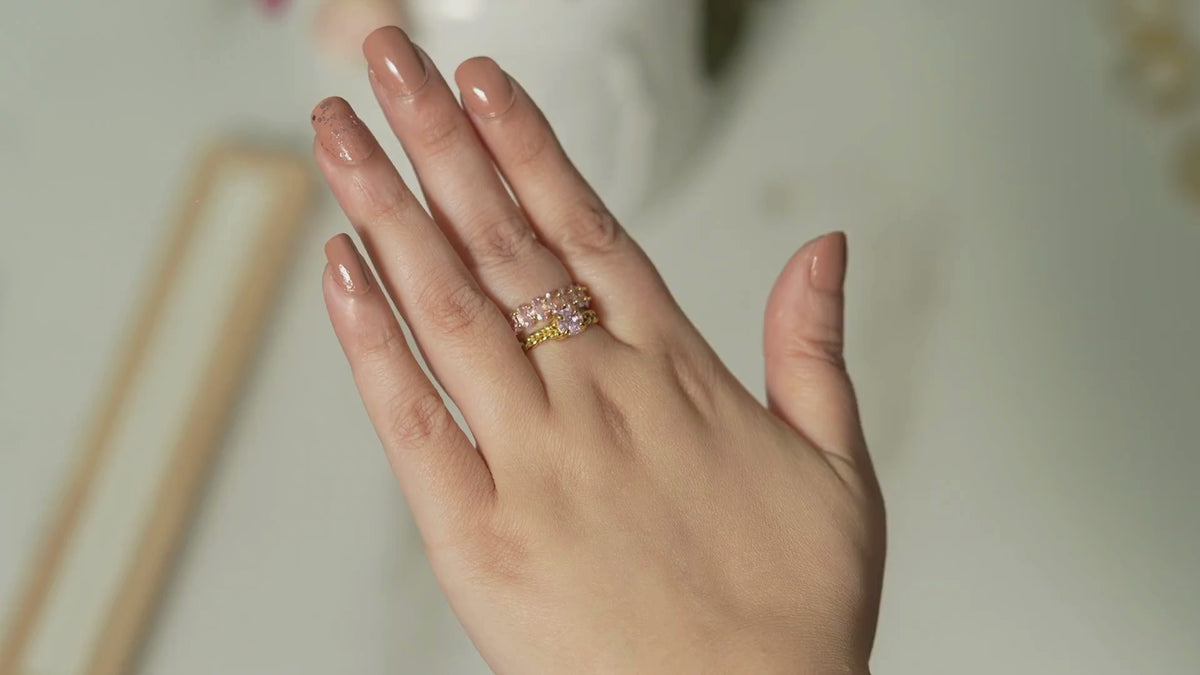 Lira Tennis Pink Ring
