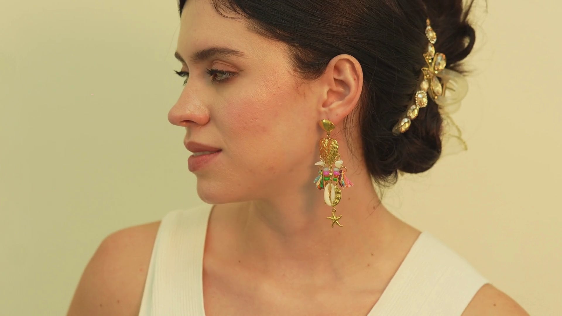 Elis Heart X Starfish Earings