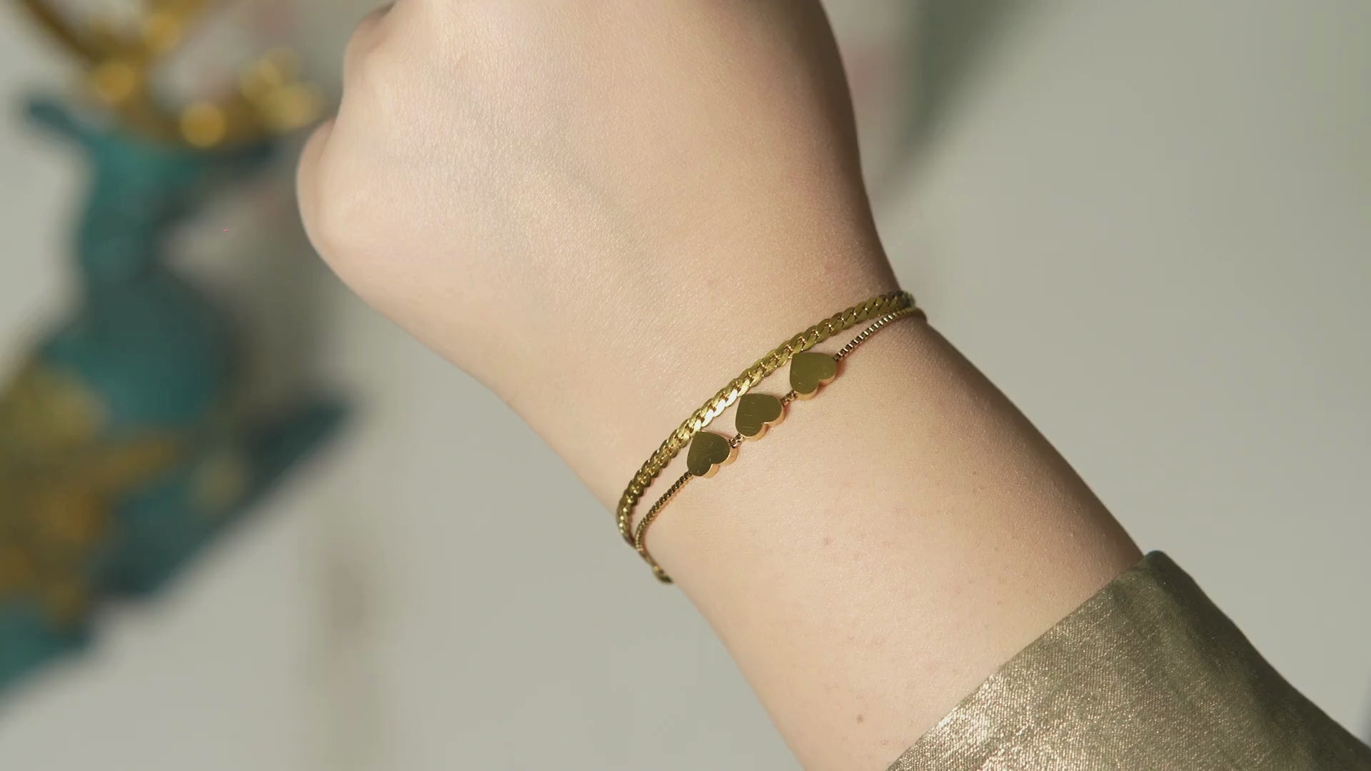 Aura 3 Hearts Bracelet