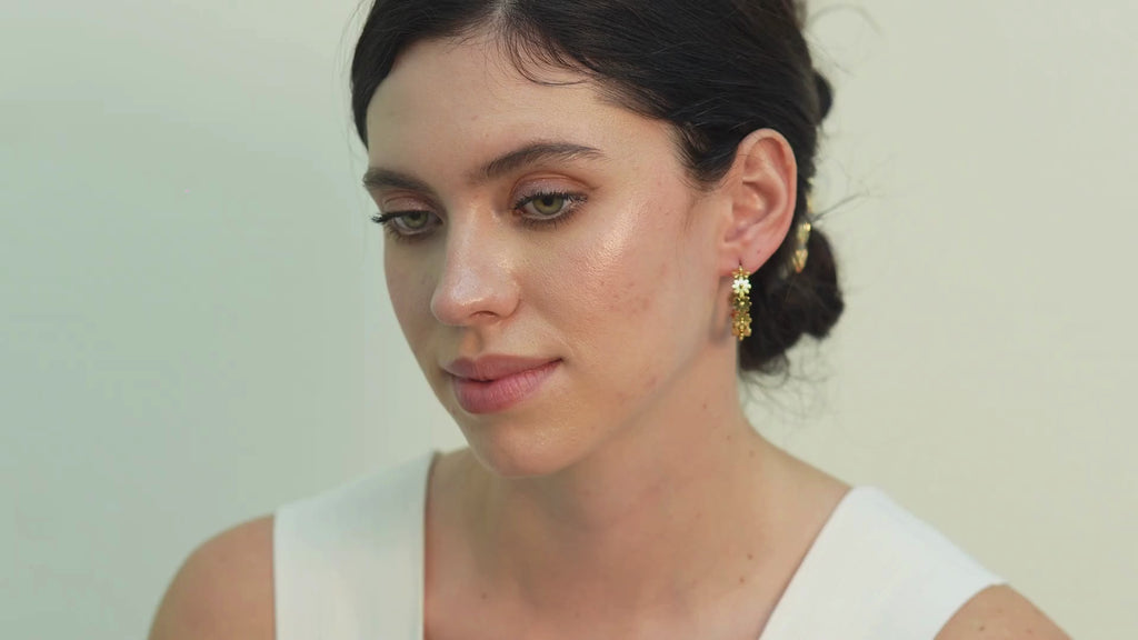 Ersa Sun Flower Earings
