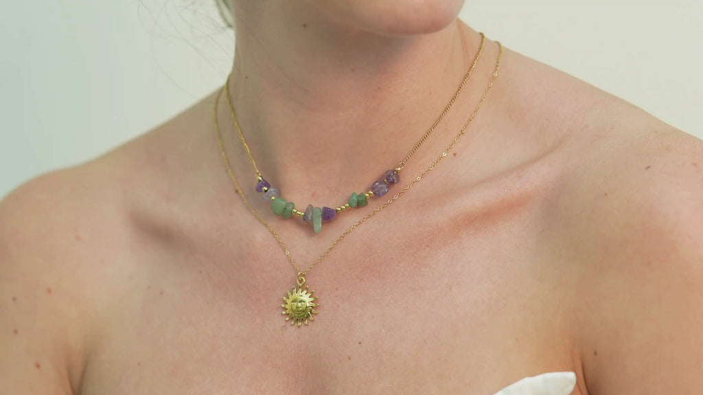 Eara Sun Beaded Necklace