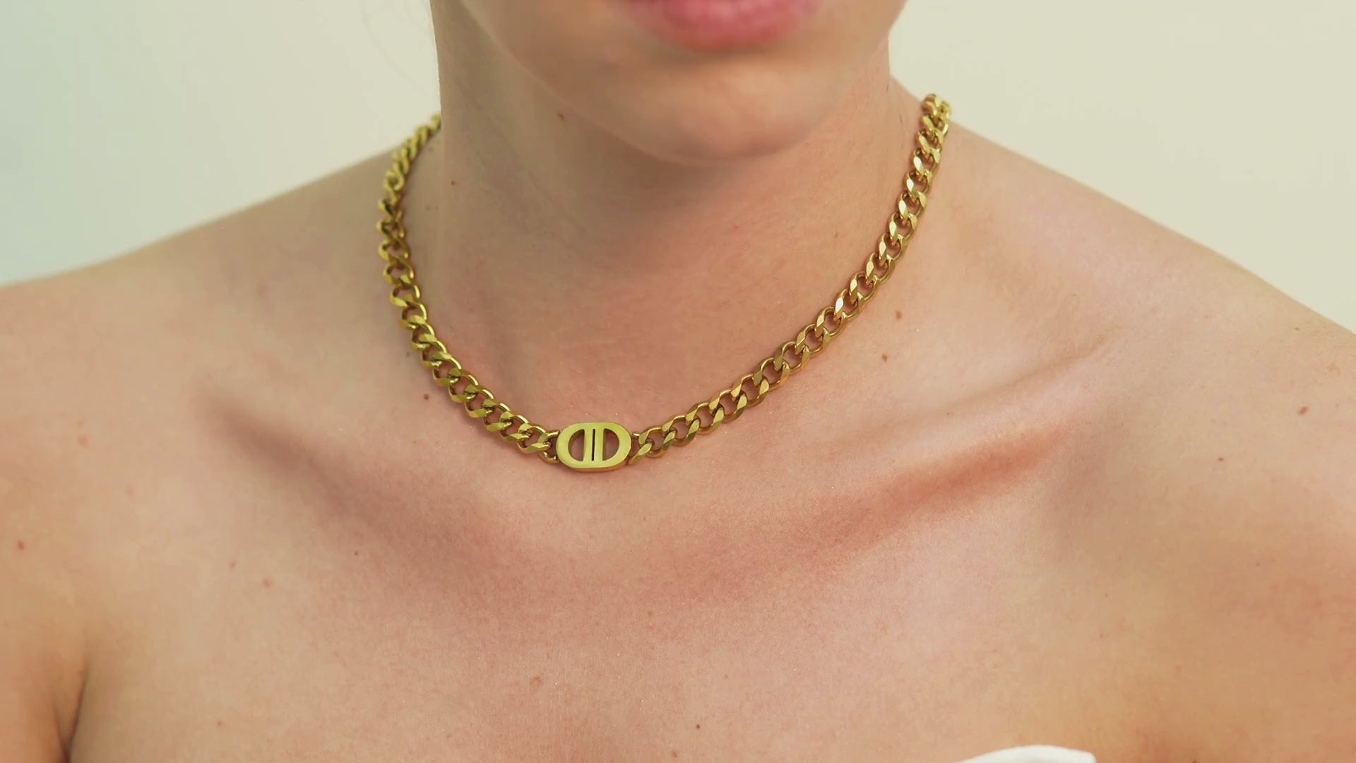 Amie D Chain Necklace