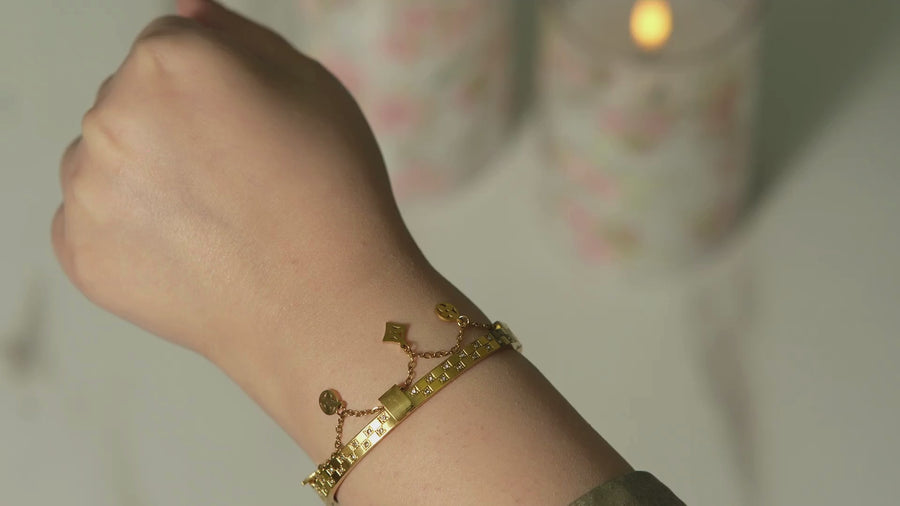 Lyla Hanging Charms Bangle