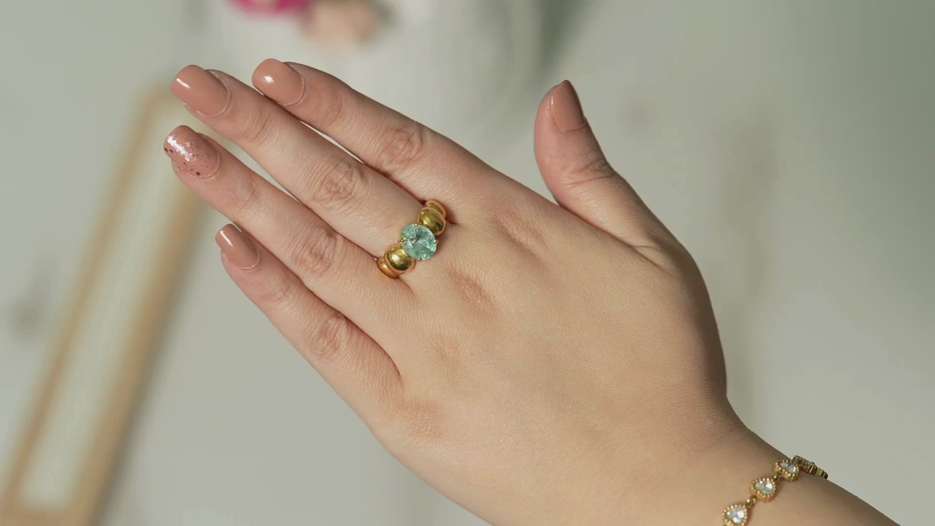 Iola Aqua Water Ring