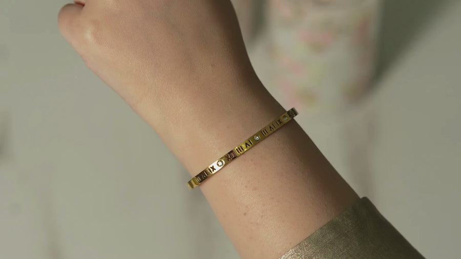 Alix Roman Zircon Bangle