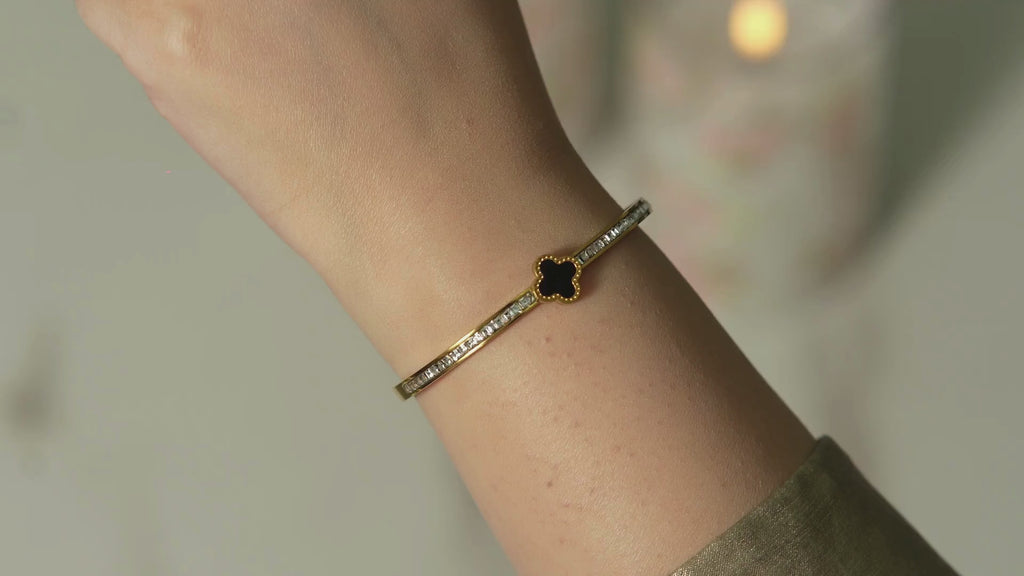 Kala Black Clover Bangle