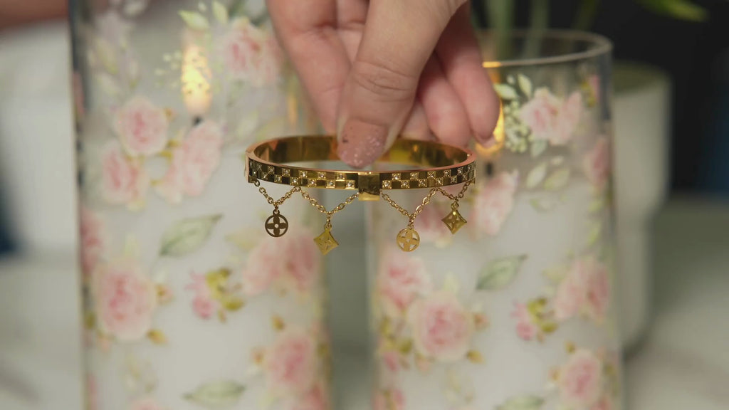 Lyla Hanging Charms Bangle