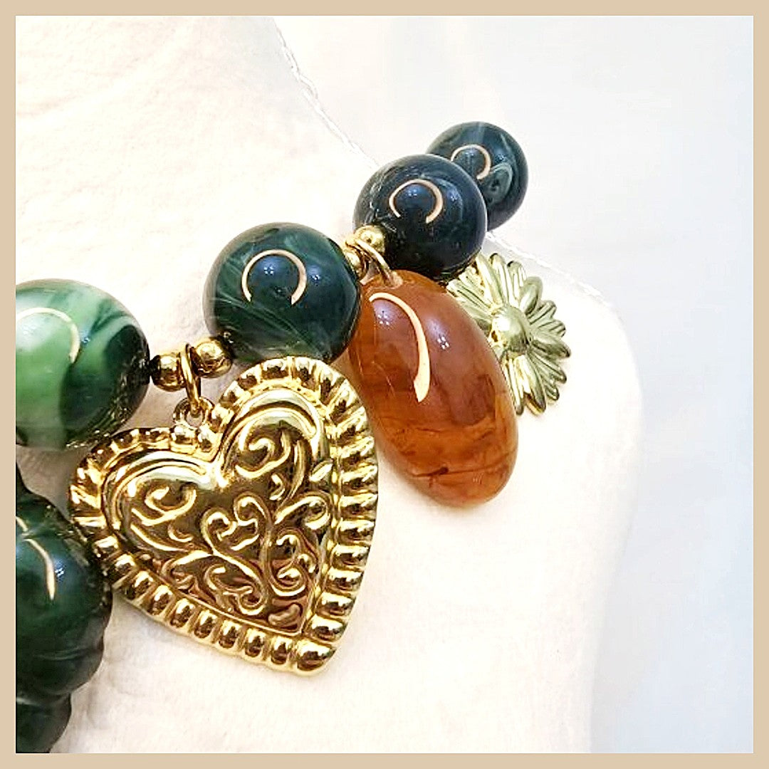 Hela Green Garnet Necklace